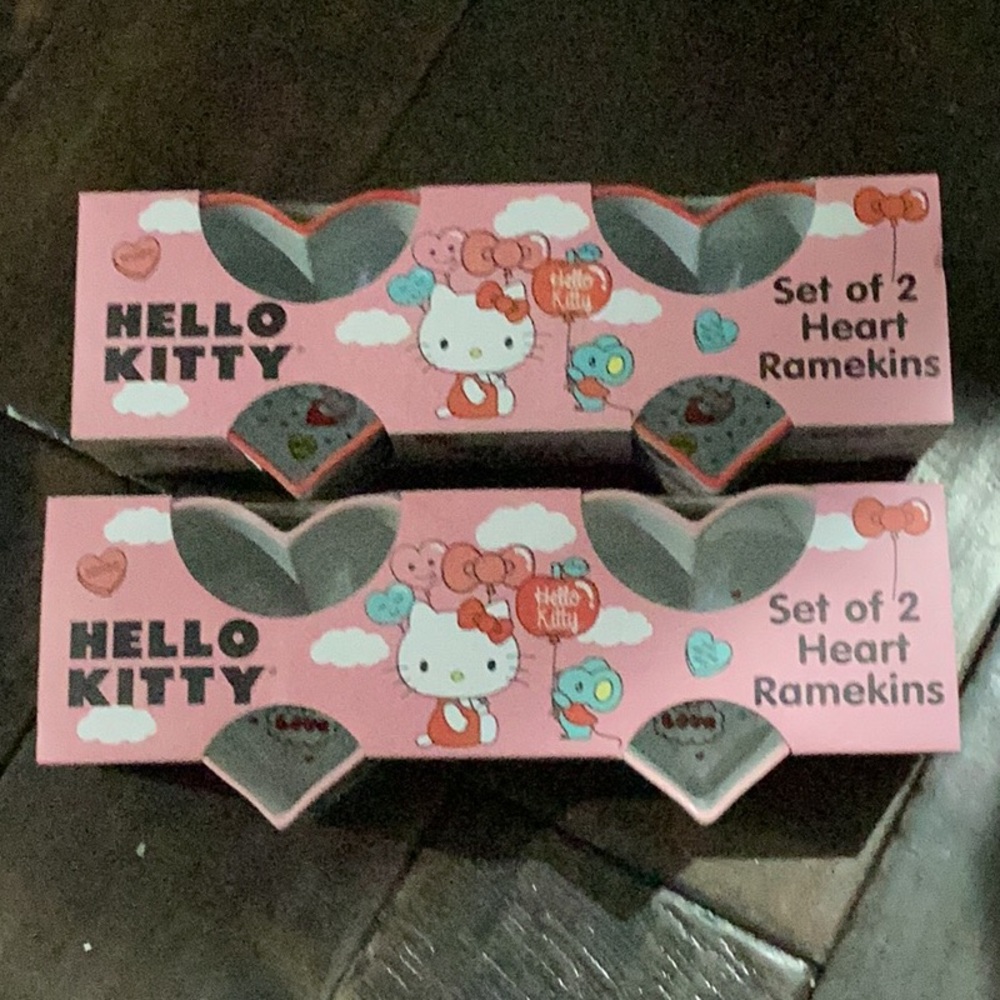Hello Kitty Set of 2 Ramekins (Buyers Choice of 1)